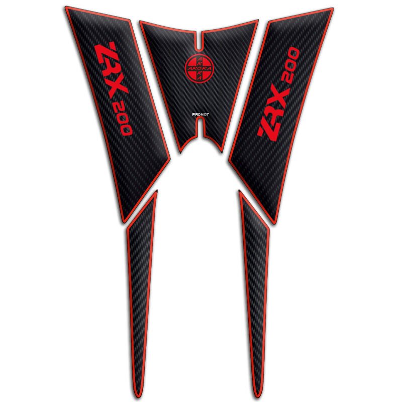 ZRX 200 UYUMLU TANK PAD SET