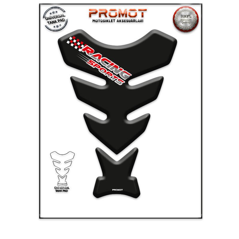 Universal Motosiklet Tank Pad 3D Sticker 0355