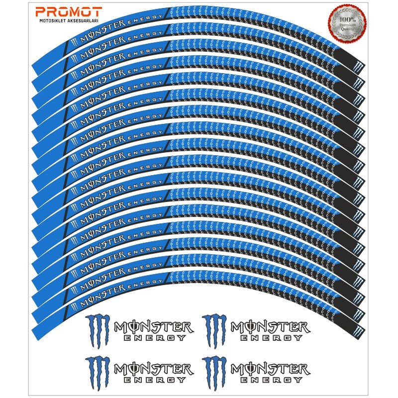 MONSTER TASARIM MOTOSİKLET JANT ŞERİDİ MODEL 5