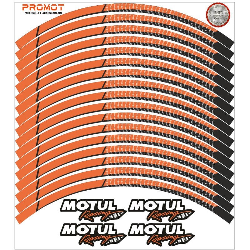 MOTUL TASARIM MOTOSİKLET JANT ŞERİDİ MODEL 1