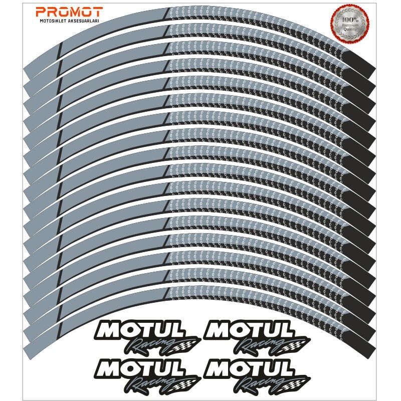 MOTUL TASARIM MOTOSİKLET JANT ŞERİDİ MODEL 3