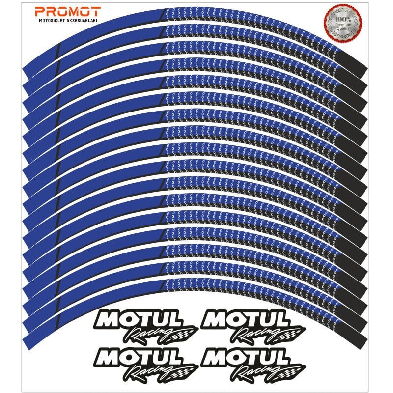 MOTUL TASARIM MOTOSİKLET JANT ŞERİDİ MODEL 6