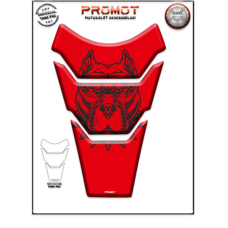 Universal Motosiklet Tank Pad 3D Sticker 0373