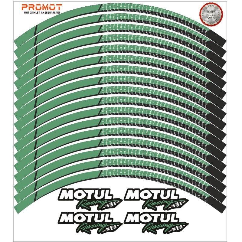 MOTUL TASARIM MOTOSİKLET JANT ŞERİDİ MODEL 7