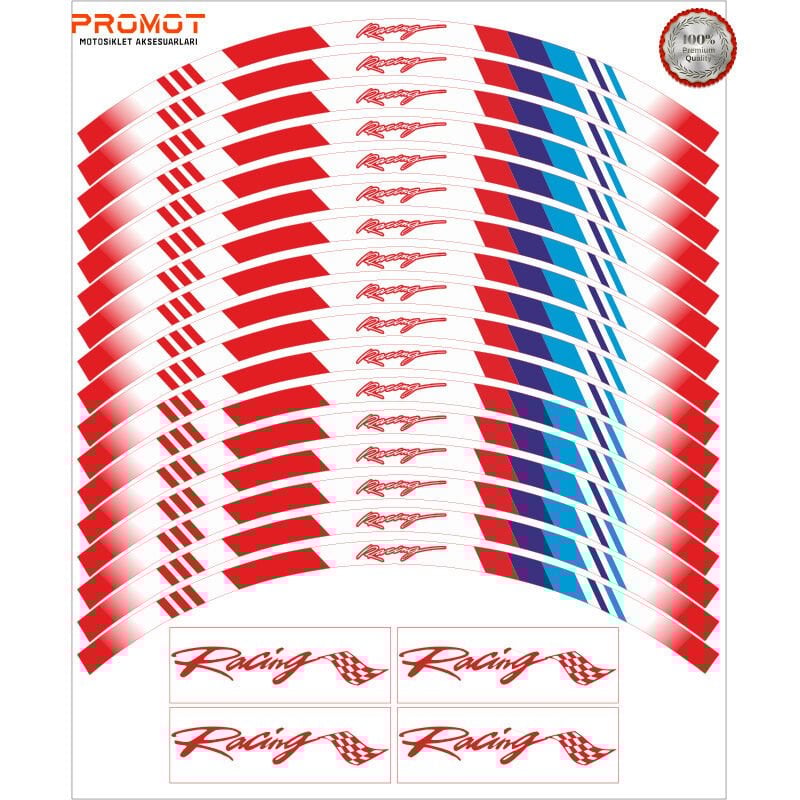 M POWER TASARIM MOTOSİKLET JANT ŞERİDİ MODEL 1