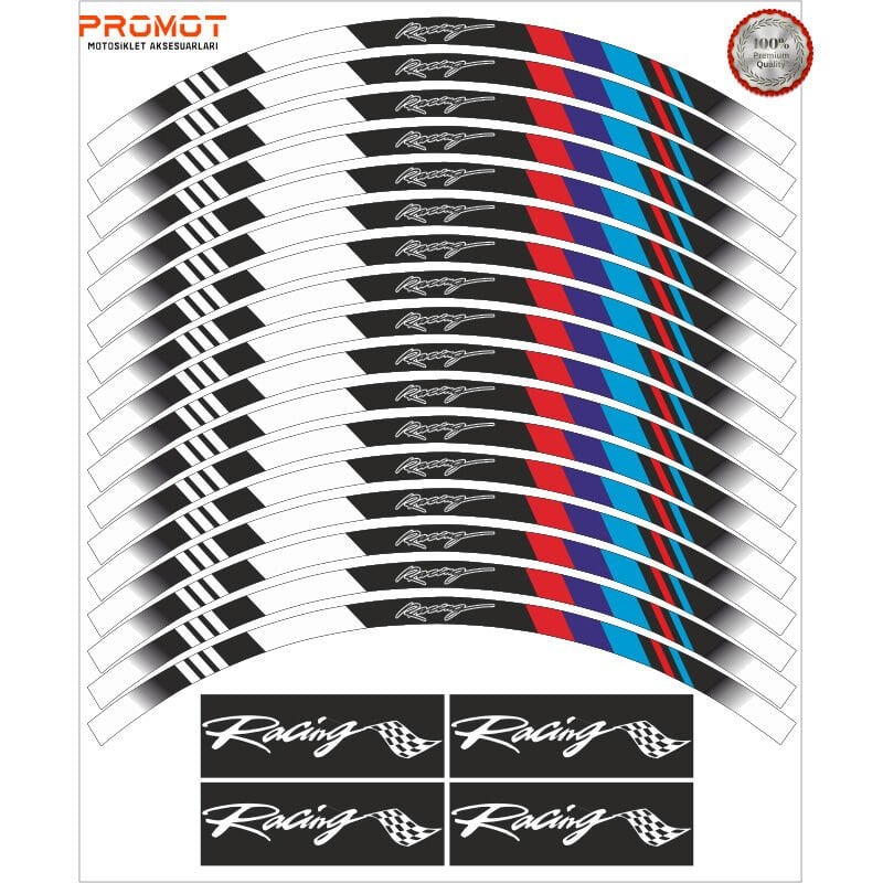 M POWER TASARIM MOTOSİKLET JANT ŞERİDİ MODEL 4