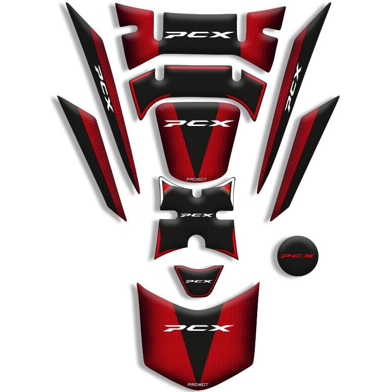 HONDA PCX UYUMLU TANK PAD FULL SET (2018-2020)