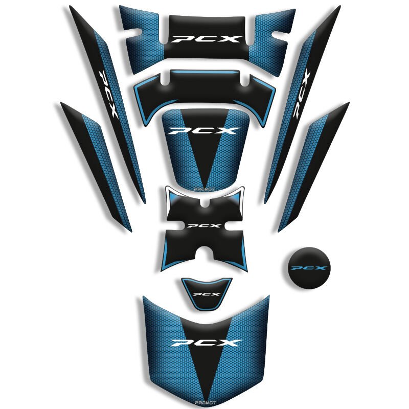 HONDA PCX UYUMLU TANK PAD FULL SET (2018-2020)