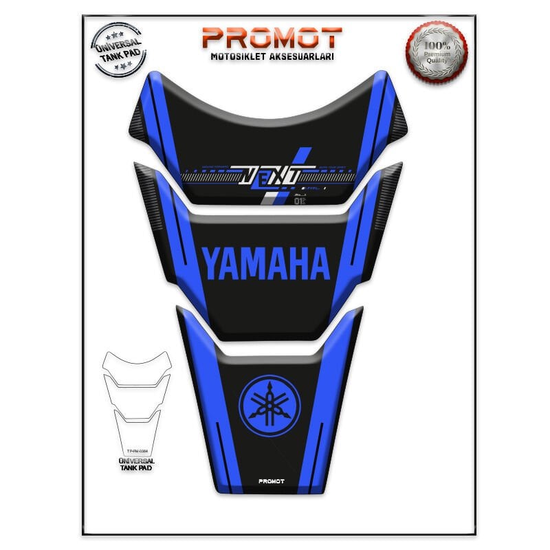 Universal Motosiklet Tank Pad 3D Sticker 0384