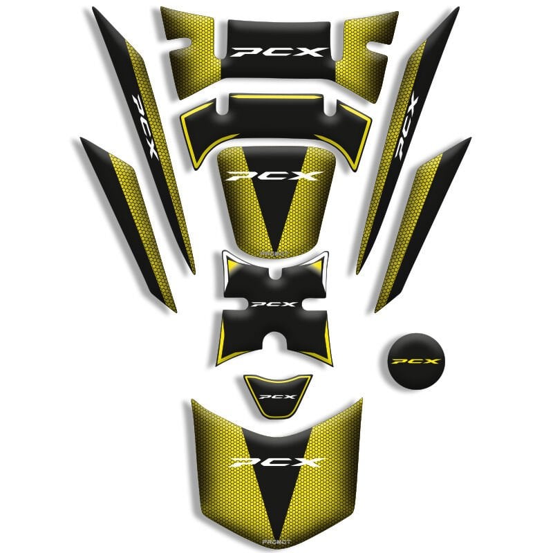HONDA PCX UYUMLU TANK PAD FULL SET (2018-2020)
