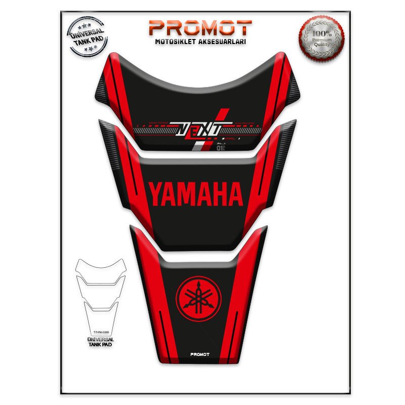 Universal Motosiklet Tank Pad 3D Sticker 0385