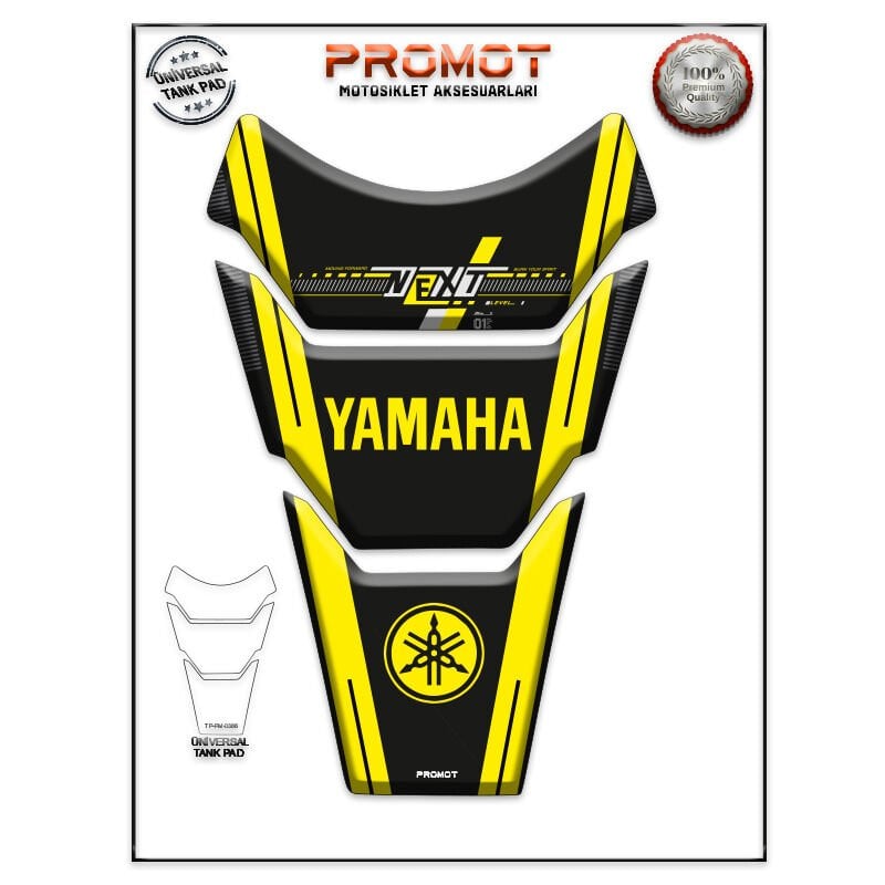 Universal Motosiklet Tank Pad 3D Sticker 0386