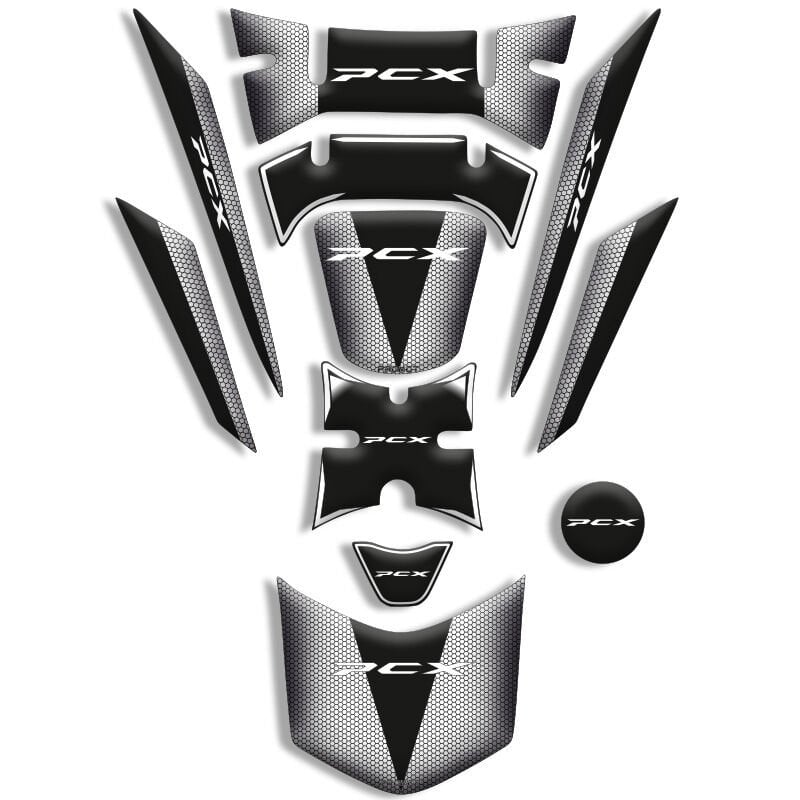 HONDA PCX UYUMLU TANK PAD FULL SET (2018-2020)