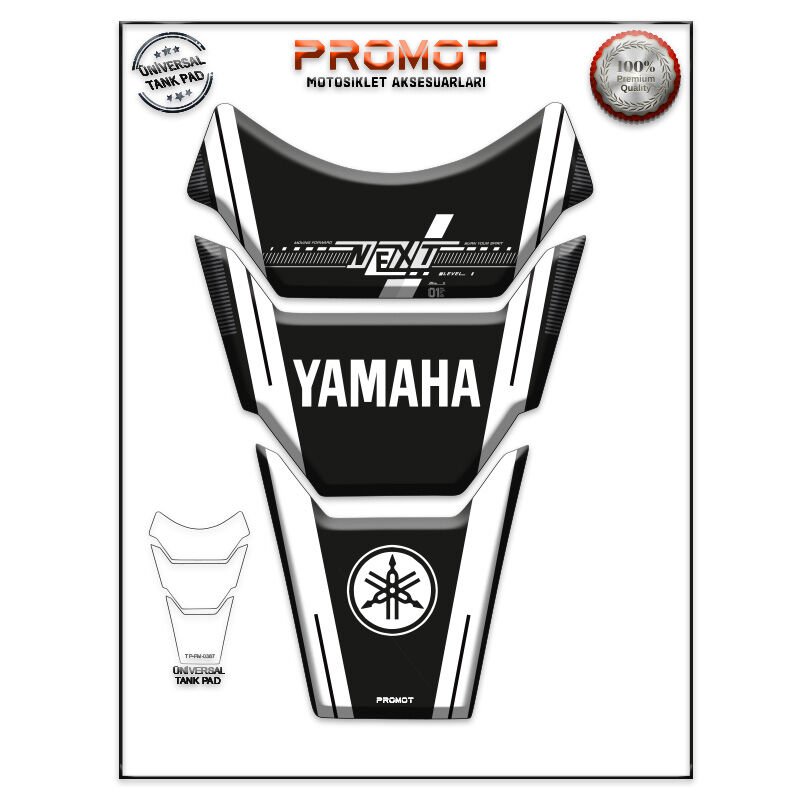 Universal Motosiklet Tank Pad 3D Sticker 0387