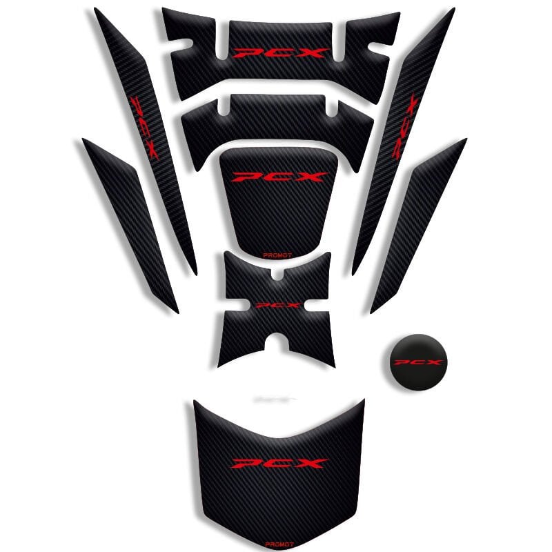 HONDA PCX UYUMLU TANK PAD FULL SET (2018-2020)