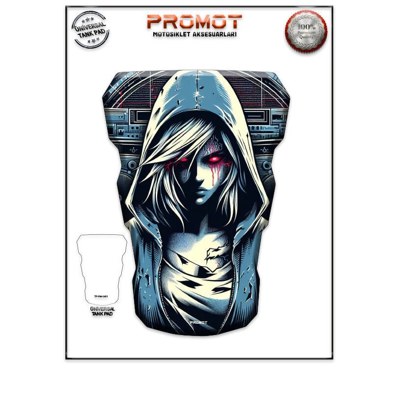 Universal Motosiklet Tank Pad 3D Sticker 0401