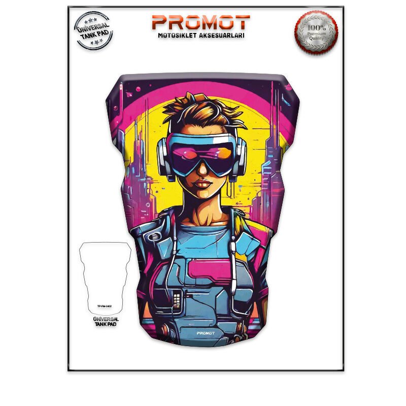Universal Motosiklet Tank Pad 3D Sticker 0402