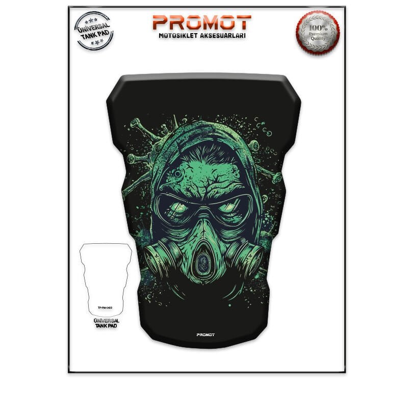 Universal Motosiklet Tank Pad 3D Sticker 0403