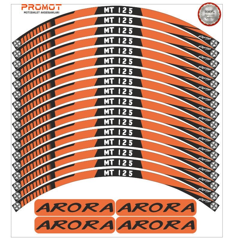 MT 125 UYUMLU JANT ŞERİDİ MODEL 5