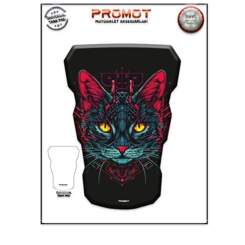 Universal Motosiklet Tank Pad 3D Sticker 0404