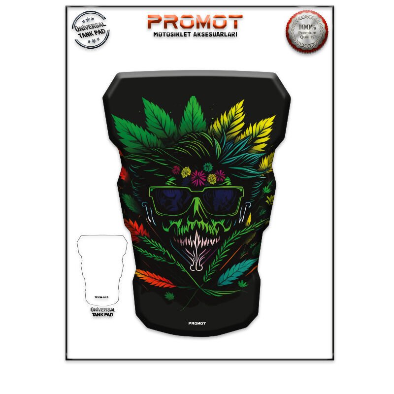 Universal Motosiklet Tank Pad 3D Sticker 0415