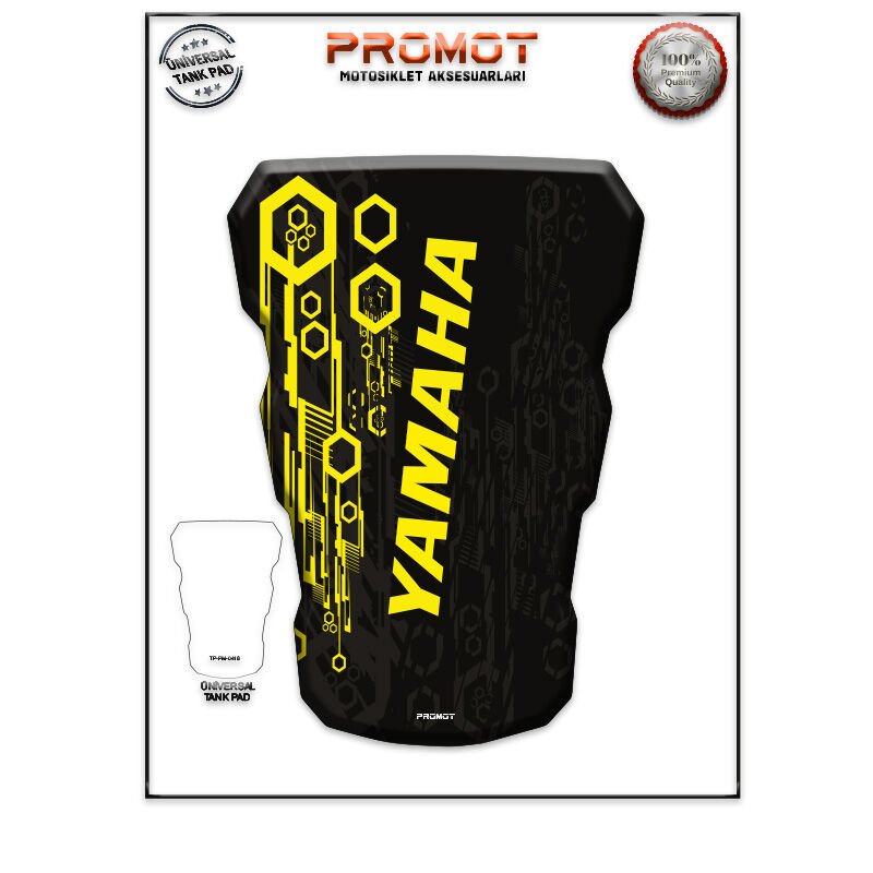 Universal Motosiklet Tank Pad 3D Sticker 0418