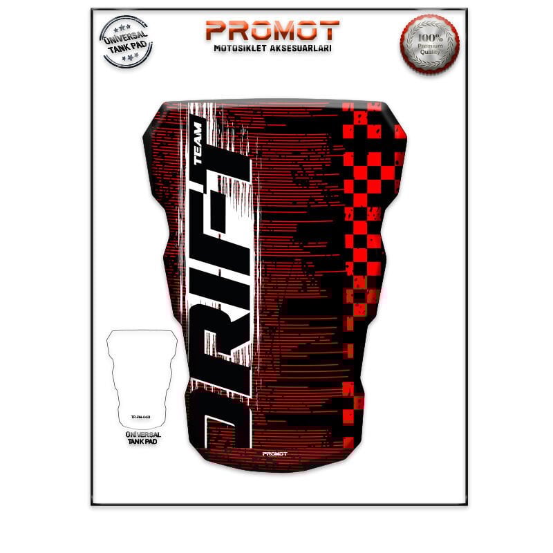 Universal Motosiklet Tank Pad 3D Sticker 0421