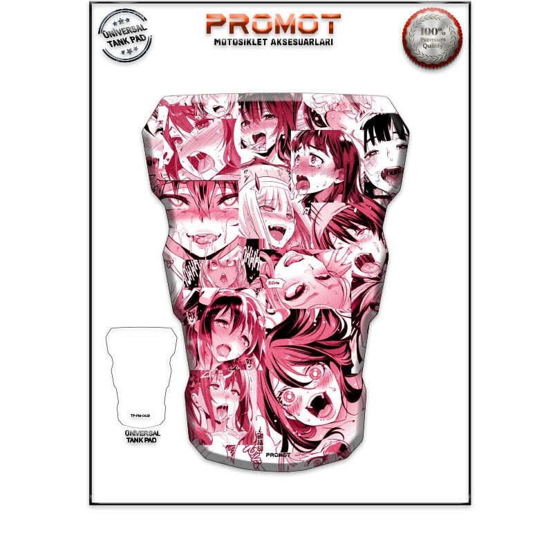 Universal Motosiklet Tank Pad 3D Sticker 0429