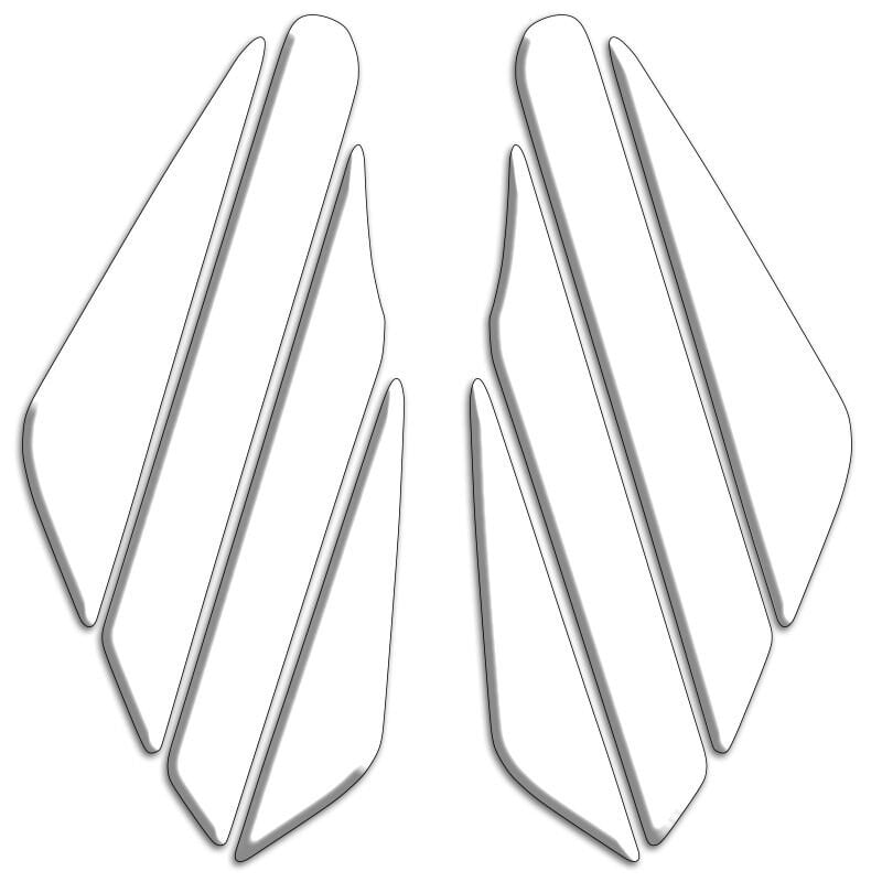 Universal Motosiklet Yan Pad 3D Sticker 002