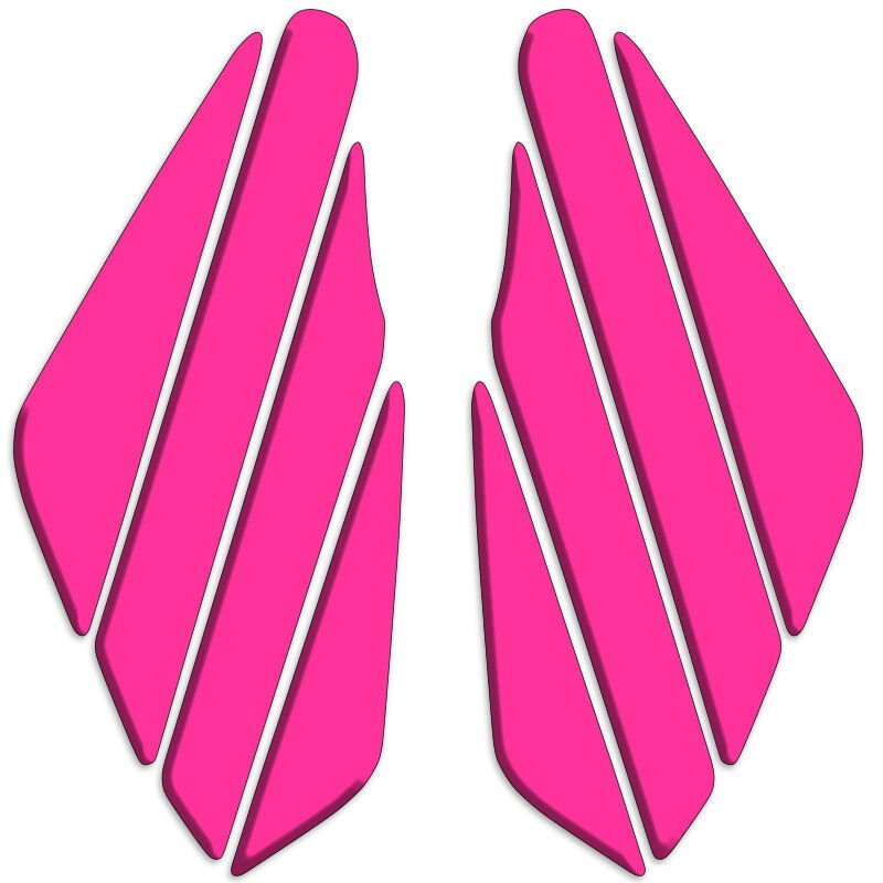 Universal Motosiklet Yan Pad 3D Sticker 007