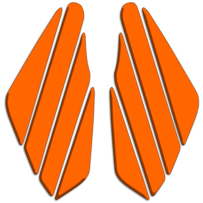 Universal Motosiklet Yan Pad 3D Sticker 010