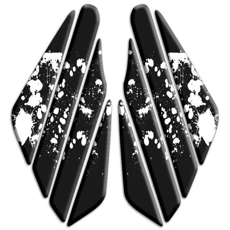 Universal Motosiklet Yan Pad 3D Sticker 016