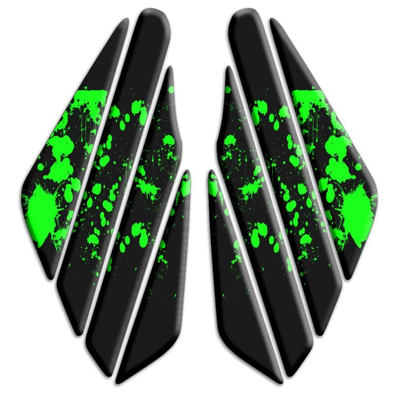 Universal Motosiklet Yan Pad 3D Sticker 017