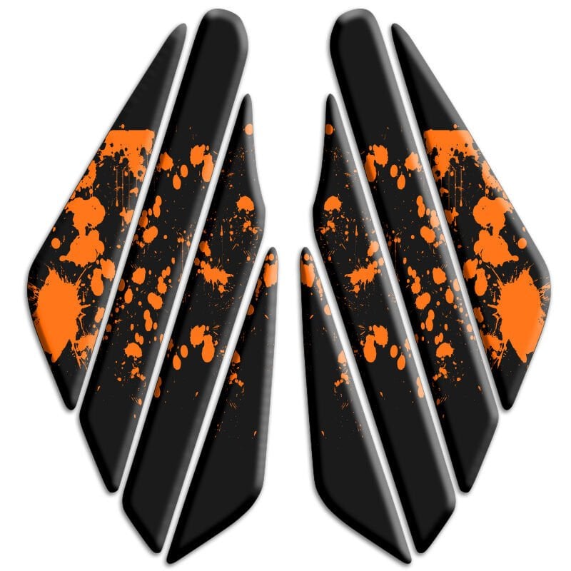 Universal Motosiklet Yan Pad 3D Sticker 018