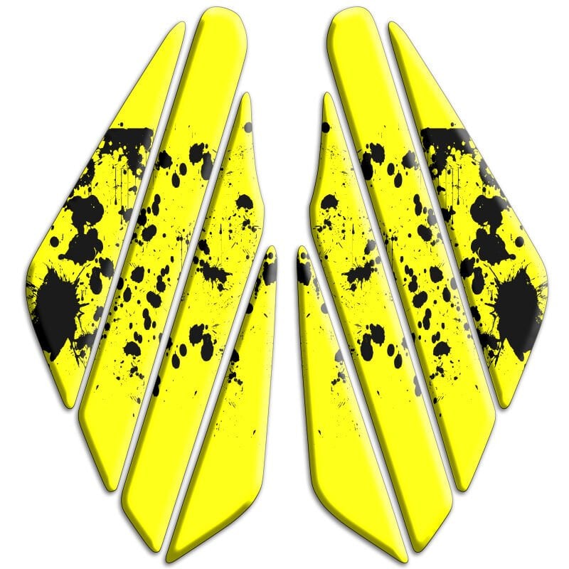 Universal Motosiklet Yan Pad 3D Sticker 020