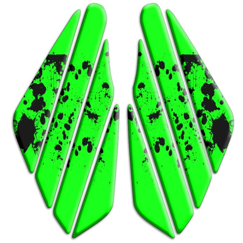 Universal Motosiklet Yan Pad 3D Sticker 021