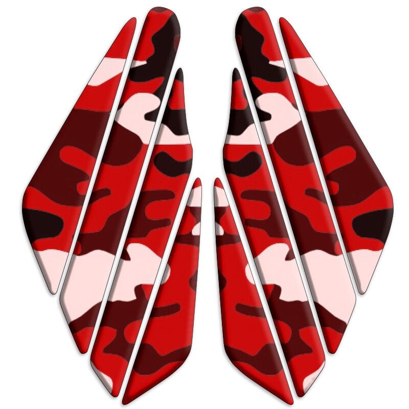 Universal Motosiklet Yan Pad 3D Sticker 026