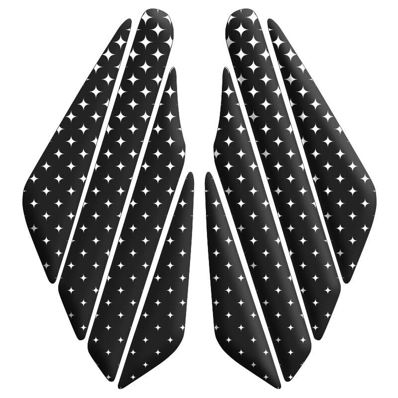 Universal Motosiklet Yan Pad 3D Sticker 031