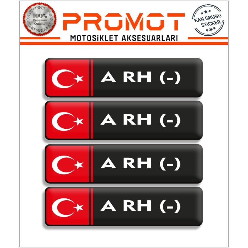 KAN GRUBU 3D STİCKER 4'LÜ SET 002