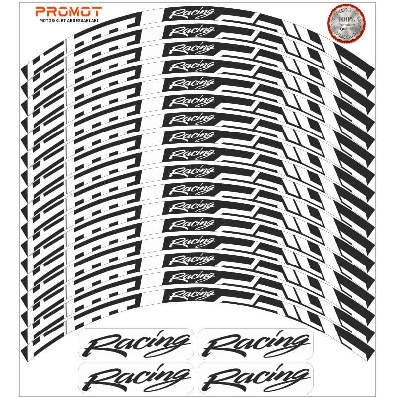 RACİNG TASARIM MOTOSİKLET JANT ŞERİDİ MODEL 2