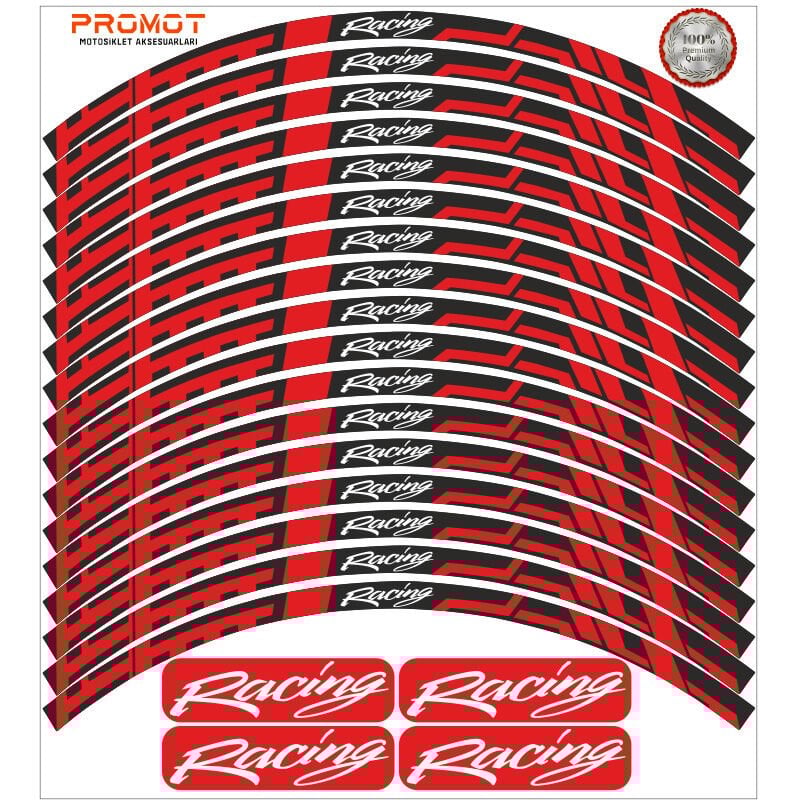 RACİNG TASARIM MOTOSİKLET JANT ŞERİDİ MODEL 3