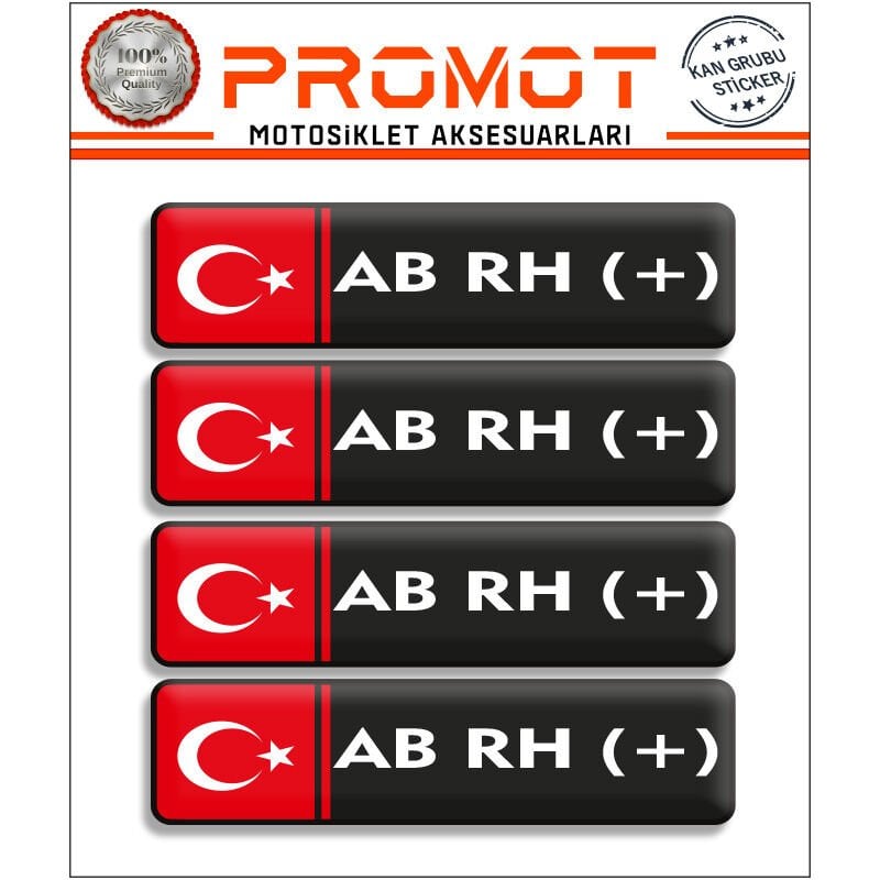KAN GRUBU 3D STİCKER 4'LÜ SET 005