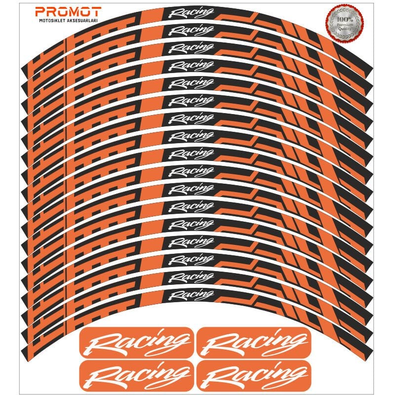 RACİNG TASARIM MOTOSİKLET JANT ŞERİDİ MODEL 6