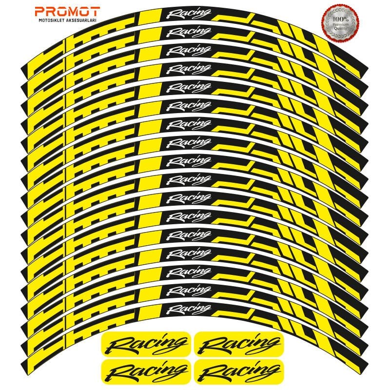RACİNG TASARIM MOTOSİKLET JANT ŞERİDİ MODEL 8