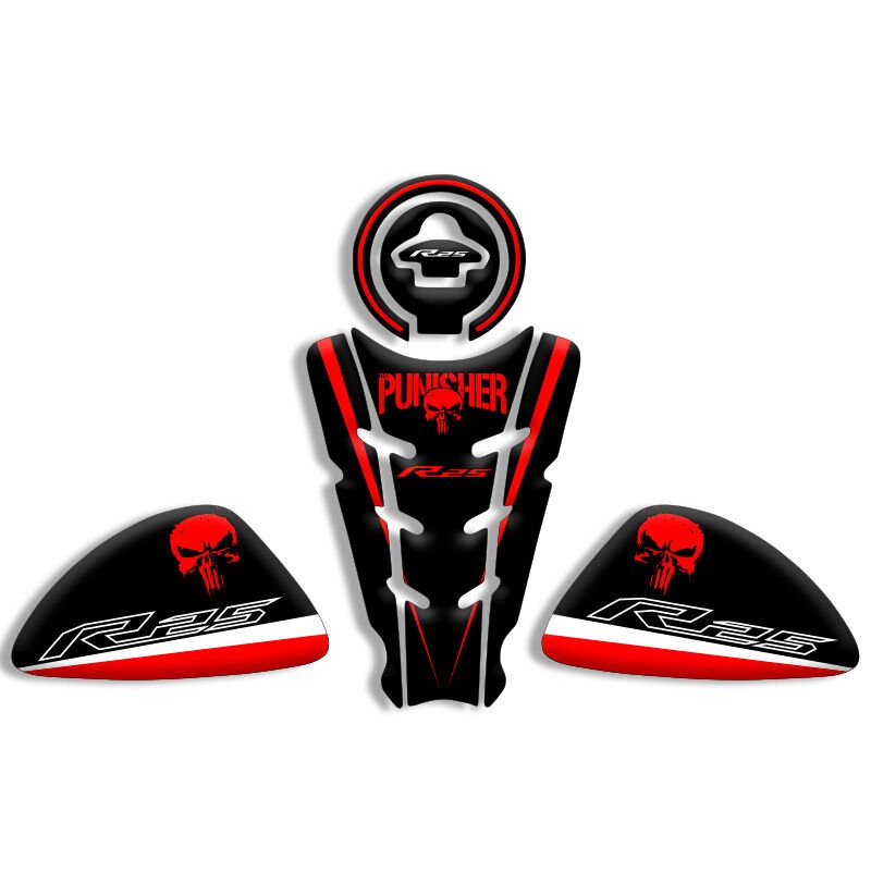 YAMAHA R25 UYUMLU TANK PAD SET (2014-2018)