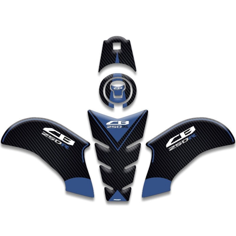 HONDA CB250R UYUMLU TANK PAD SET (2018-2024)