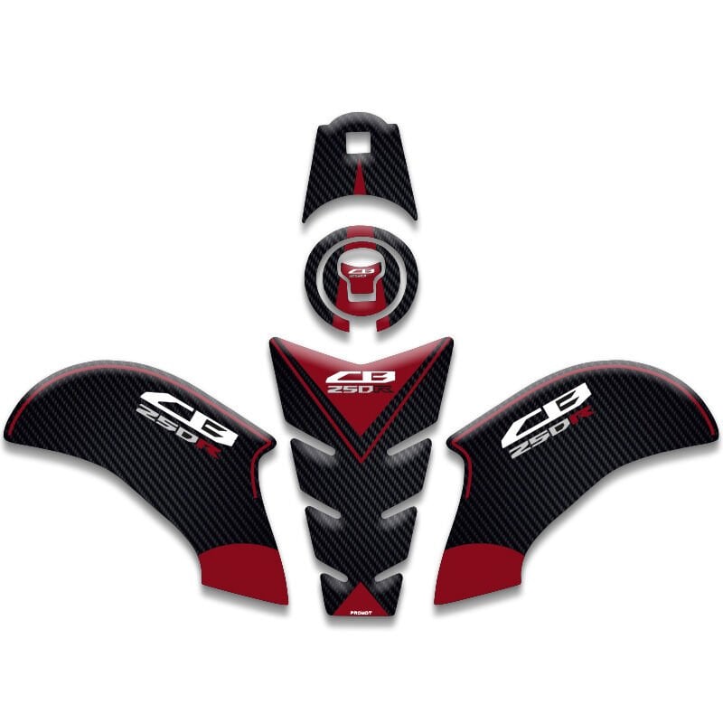 HONDA CB250R UYUMLU TANK PAD SET (2018-2024)