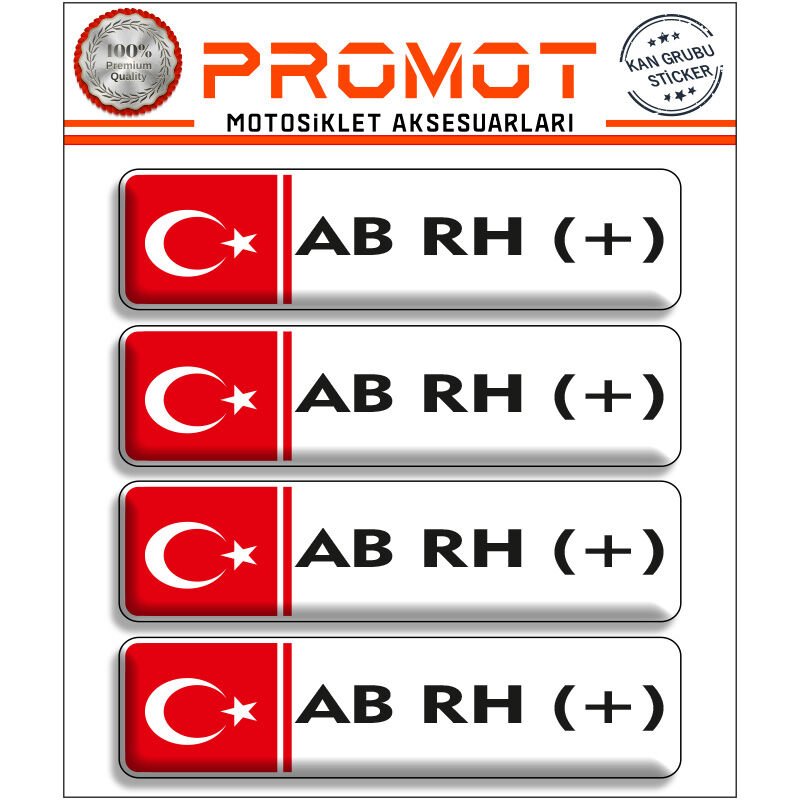 KAN GRUBU 3D STİCKER 4'LÜ SET 013