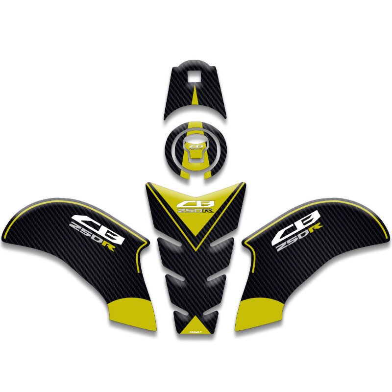 HONDA CB250R UYUMLU TANK PAD SET (2018-2024)