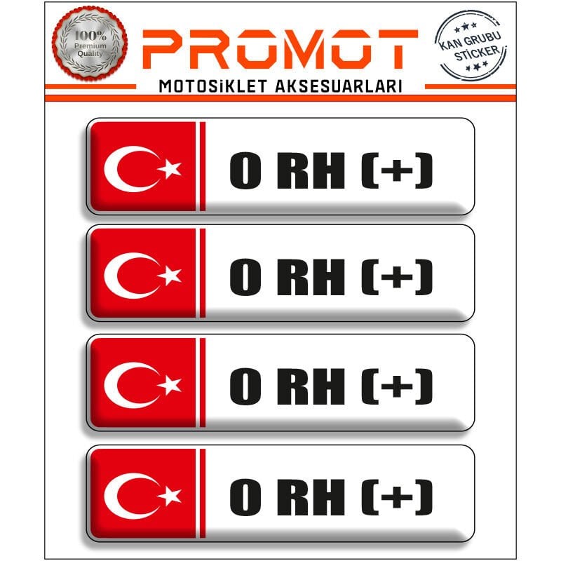 KAN GRUBU 3D STİCKER 4'LÜ SET 015